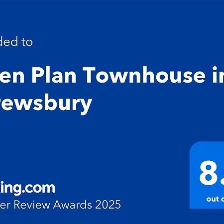 Open Plan Townhouse In Shrewsbury Villa Exterior photo